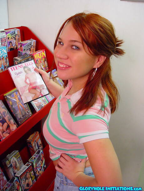 Gloryhole Initiations xxx picture collection featuring Alyssa West in hardcore fuck action