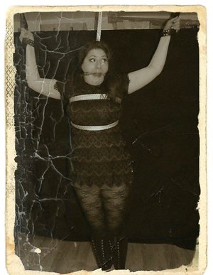 blackfoxbound pleased to share with you xxx picture gallery with sexy teen in bound session